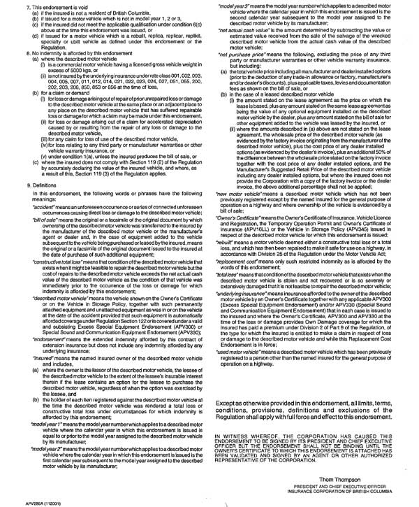 Vol. 44, No. 23 — B.C. Reg. 263/2001, Appendix, s. 19 (12 of 14)