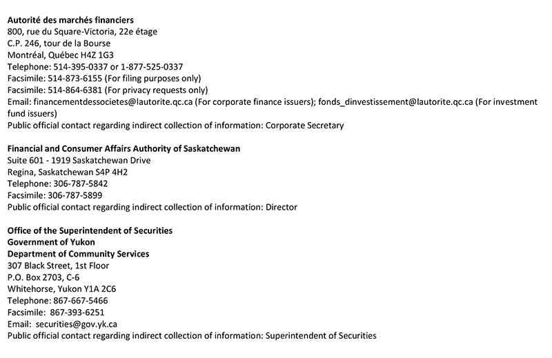 Form 45-106F1, page 16
