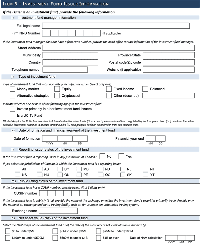 Form 45-106F1, page 6